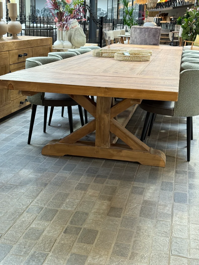 Table Monarque Royale en Bois Massif "LANCELOT" (4m50)