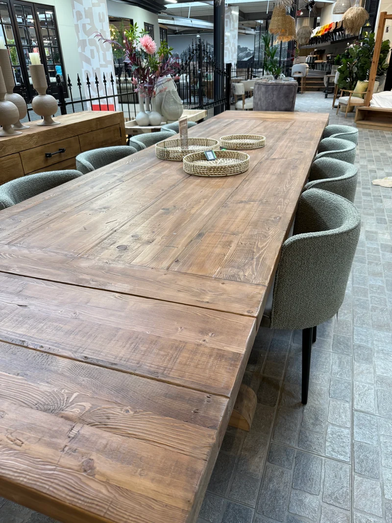 Table Monarque Royale en Bois Massif "LANCELOT" (4m50)