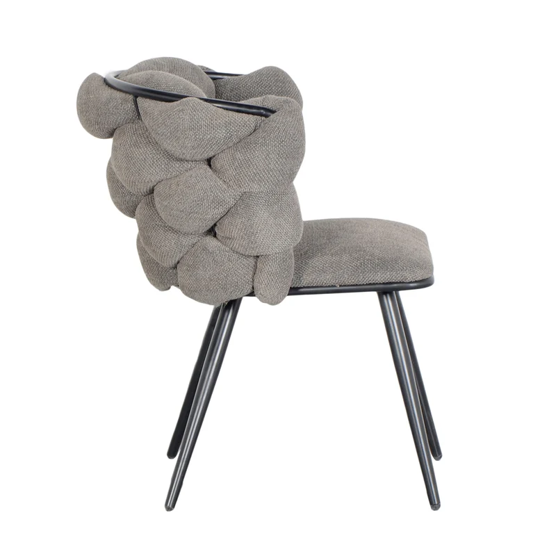 Chaise Design Italien en Tissu Tissé "CIOTTOLO"