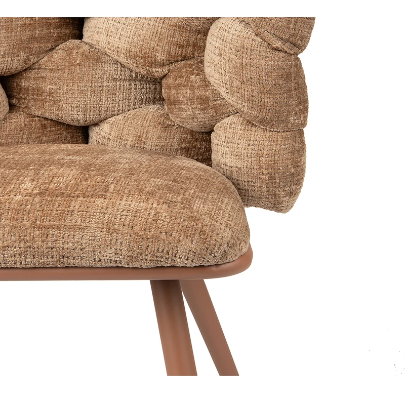 Chaise Design Italien en Tissu Tissé "CIOTTOLO"