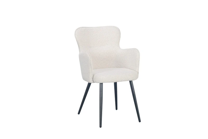 Chaise avec Accoudoirs "AQUILA" en Tissu