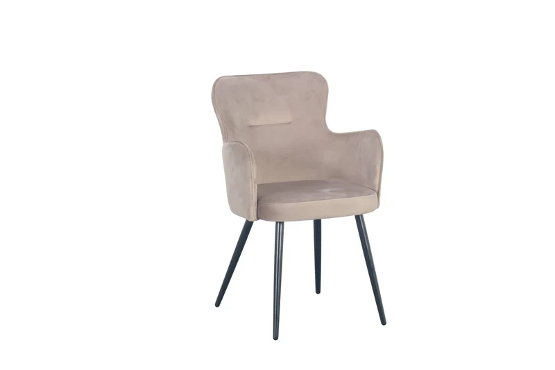 Chaise avec Accoudoirs "AQUILA" en Tissu