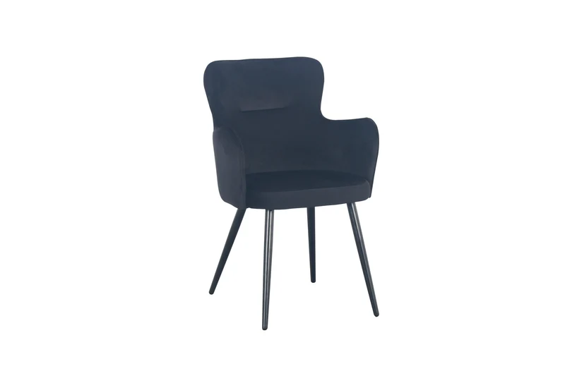 Chaise avec Accoudoirs "AQUILA" en Tissu