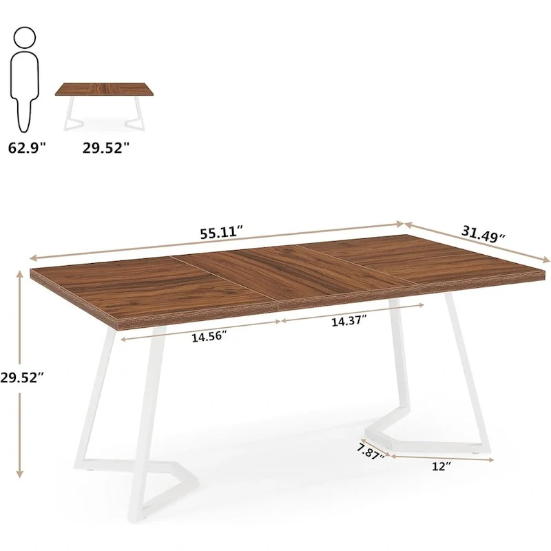 Bureau moderne en marbre blanc avec pieds en métal doré