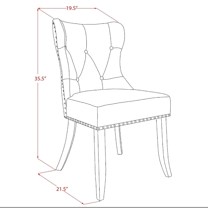 Table à manger ronde en bois avec chaises Parsons tapissées de lin bleu layette Blanc