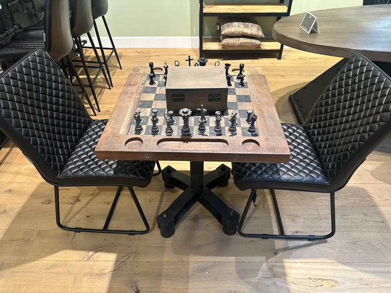 Table d'Échecs de Luxe "Échiquier Impérial"