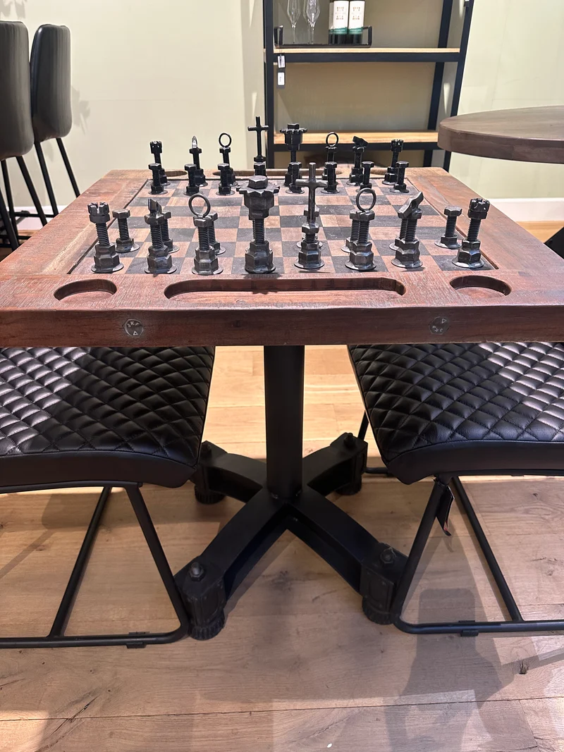 Table d'Échecs de Luxe "Échiquier Impérial"