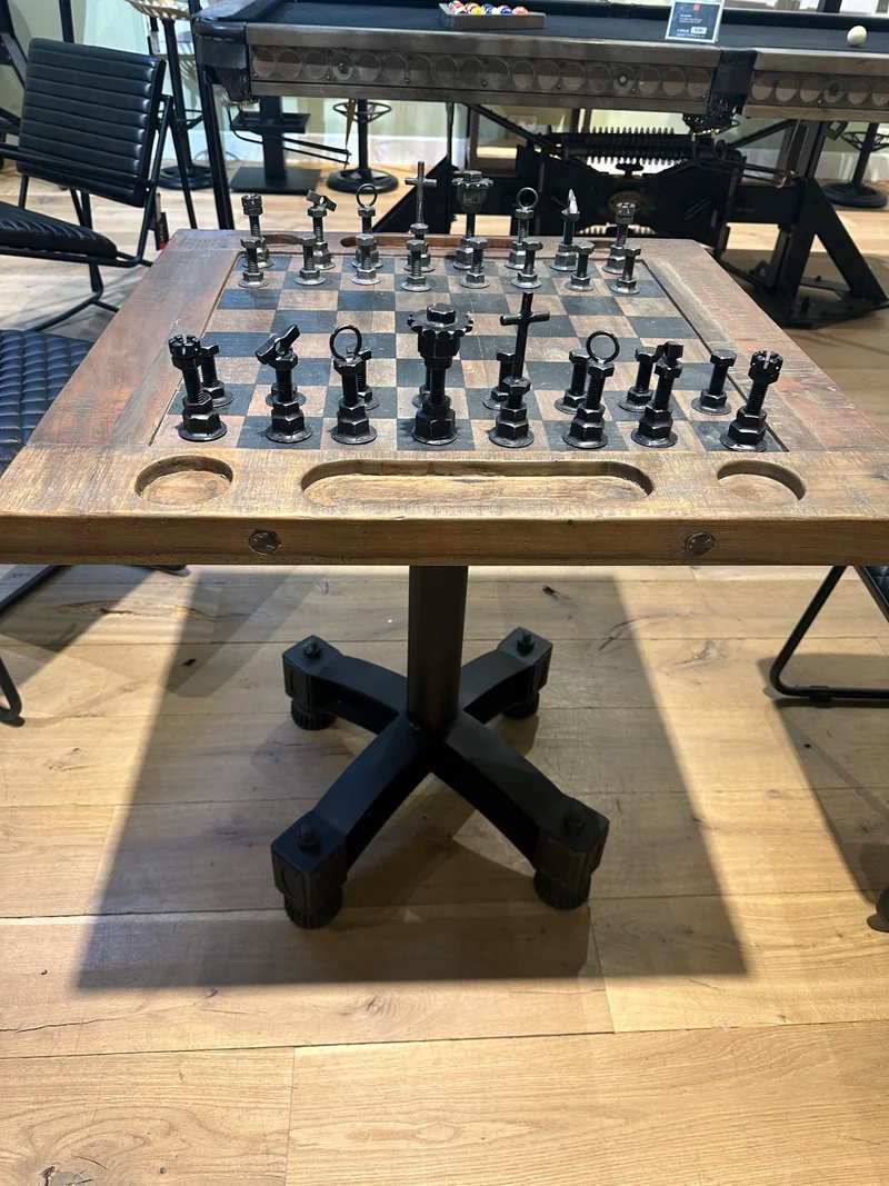Table d'Échecs de Luxe "Échiquier Impérial"