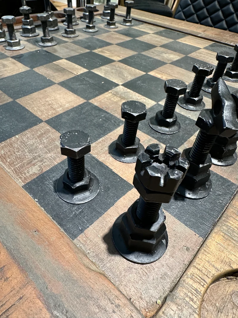 Table d'Échecs de Luxe "Échiquier Impérial"