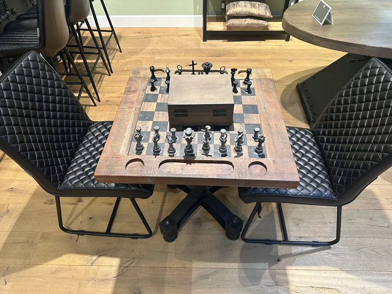 Table d'Échecs de Luxe "Échiquier Impérial"