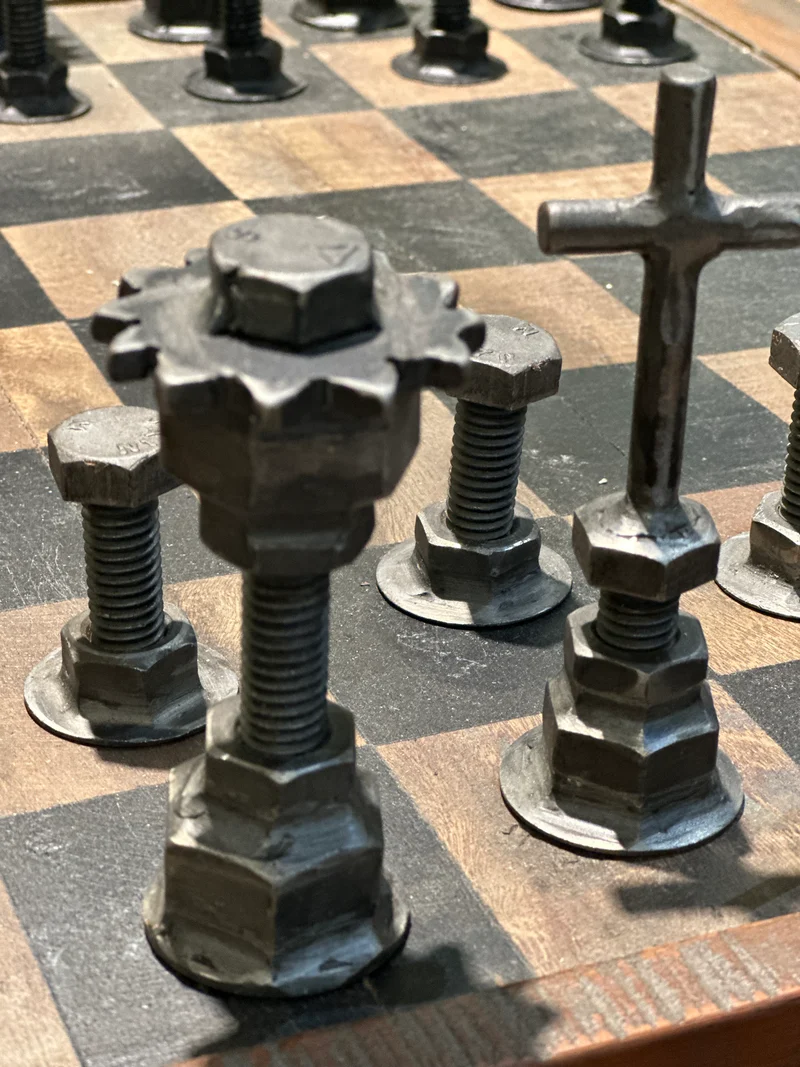 Table d'Échecs de Luxe "Échiquier Impérial"