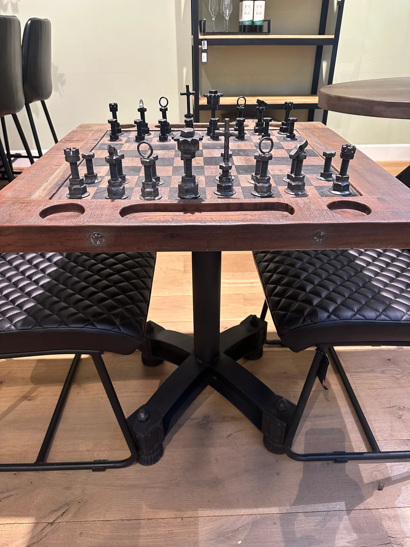 Table d'Échecs de Luxe "Échiquier Impérial"
