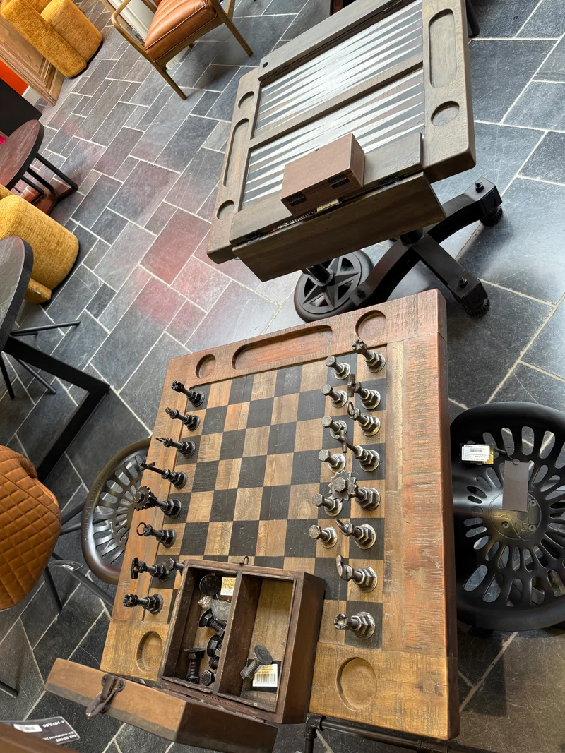 Table d'Échecs de Luxe "Échiquier Impérial"