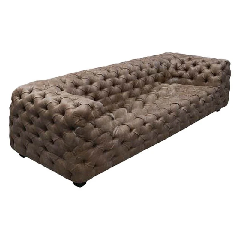 Sofa en Cuir Marron "Le Havane"