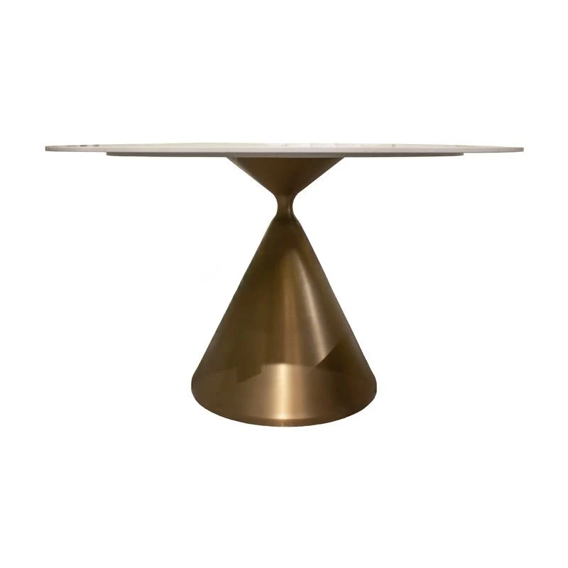 Table de Salle à Manger Ronde en Céramique "Solstice"