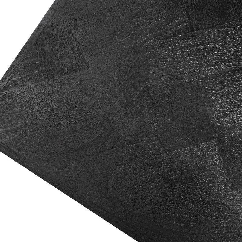 Table de Salle à Manger en Manguier Noir "L'Ébène Sauvage"