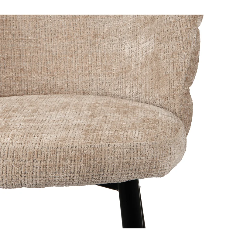 Chaise de bar en tissu tissé "LUXORA"