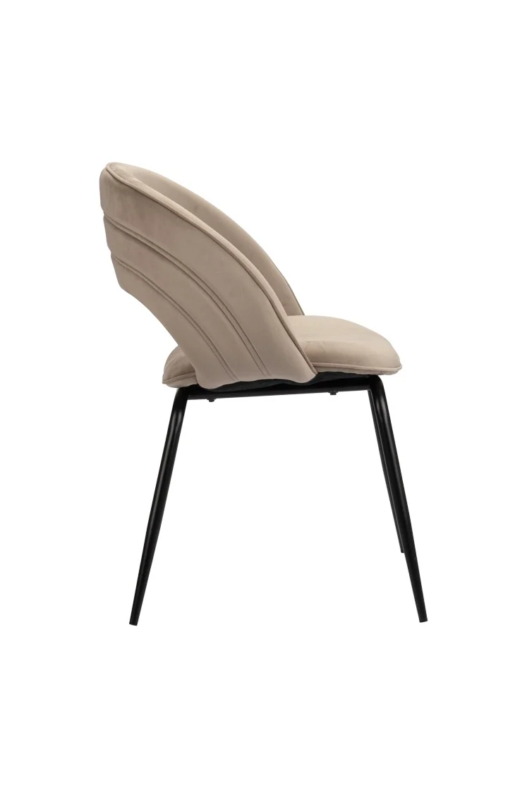 Chaise Design en Tissu et Métal "PRISMA"