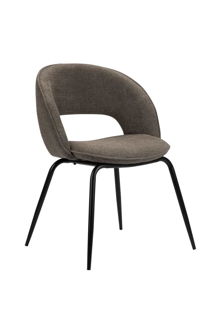 Chaise Design en Tissu et Métal "PRISMA"