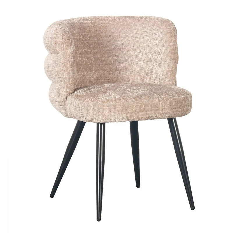 Chaise de Salle à Manger Design en Tissu "ÉTHÉRÉE"