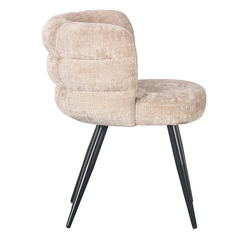 Chaise de Salle à Manger Design en Tissu "ÉTHÉRÉE"