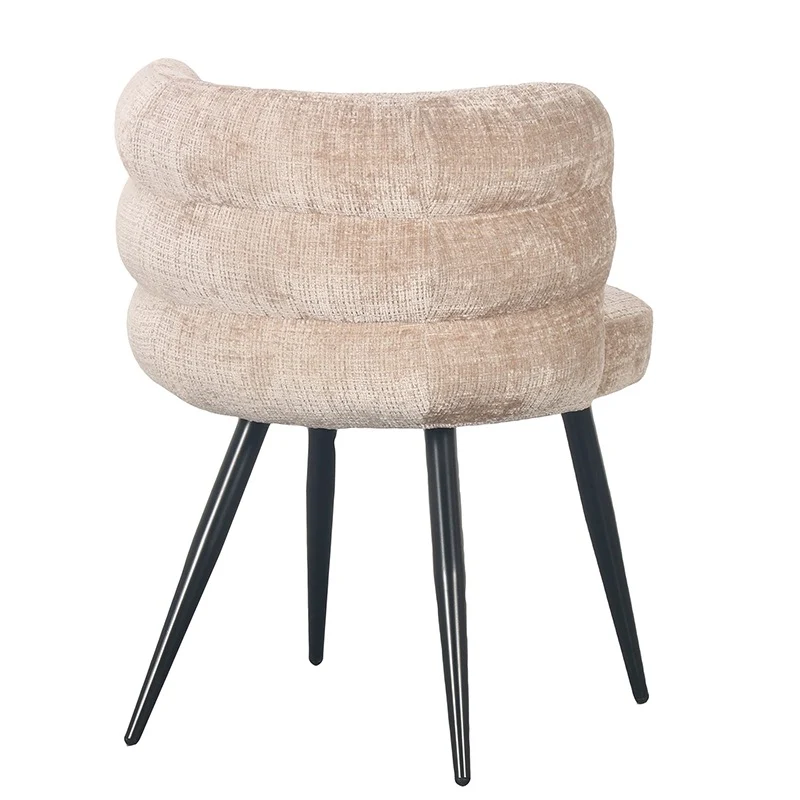 Chaise de Salle à Manger Design en Tissu "ÉTHÉRÉE"