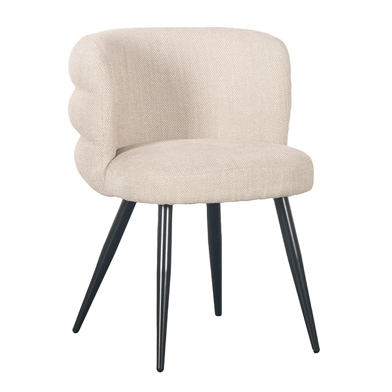 Chaise de Salle à Manger Design en Tissu "ÉTHÉRÉE"