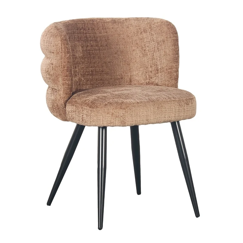 Chaise de Salle à Manger Design en Tissu "ÉTHÉRÉE"