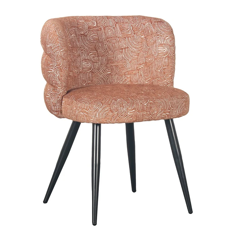 Chaise de Salle à Manger Design en Tissu "ÉTHÉRÉE"