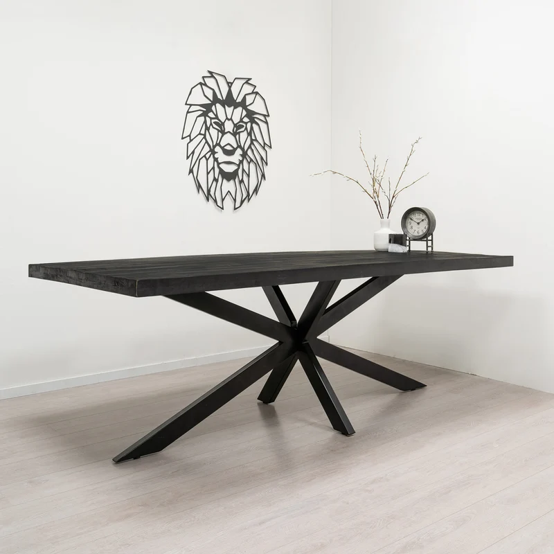 Table Rectangulaire "SOLO" en Manguier Noir