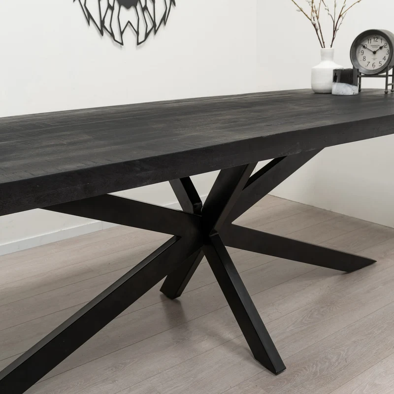Table Rectangulaire "SOLO" en Manguier Noir