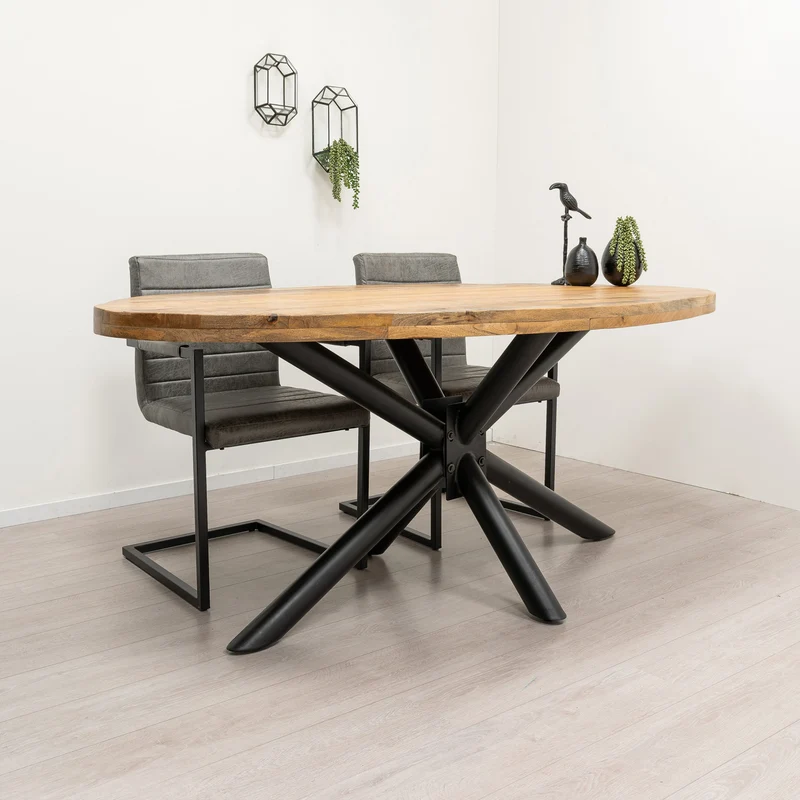 Table Ovale "KALAMATA" en Manguier Massif
