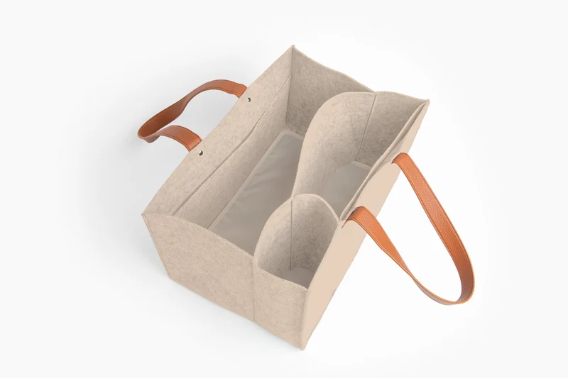 Work From Home Tote Bag - Beige