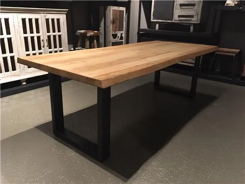 Table en Acacia Massif Naturel "SORRENTO"