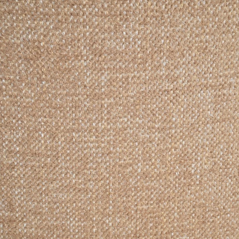 Chaise repas accoudoir tissu camel