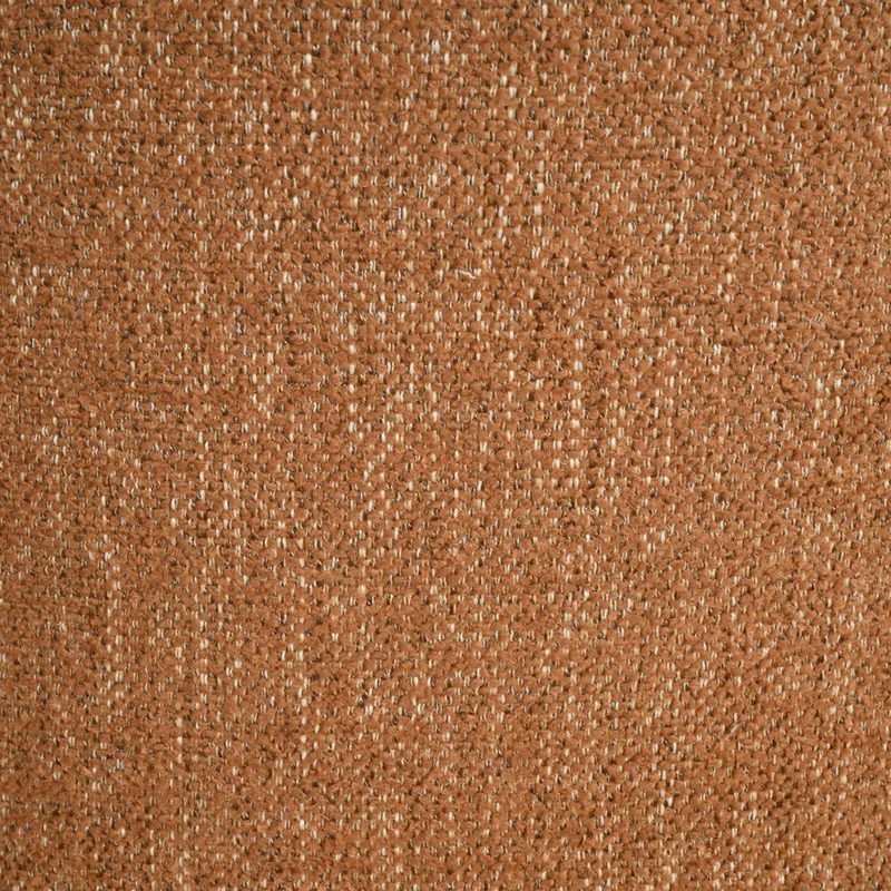 Chaise repas accoudoir tissu caramel