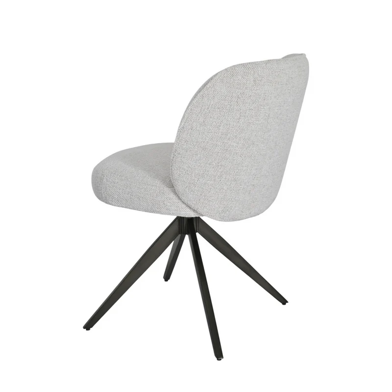 Chaise repas tissu beige