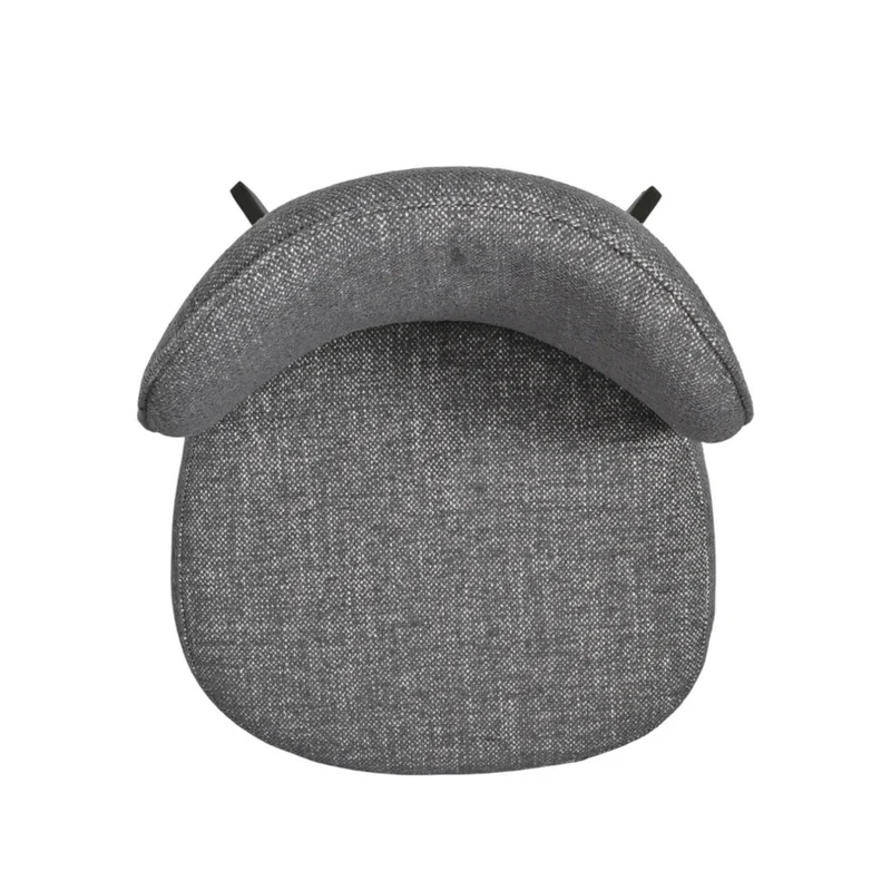 Chaise repas tissu gris