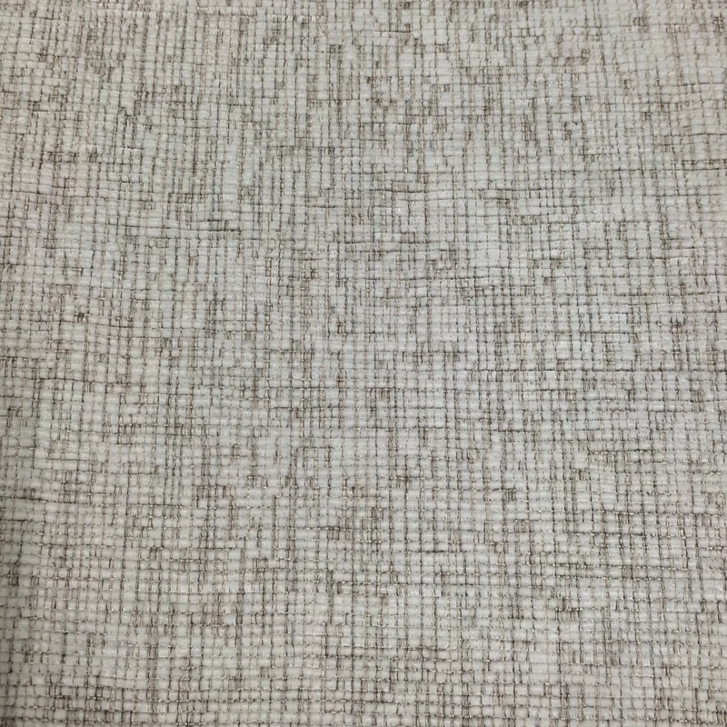 Chaise repas en tissu écru