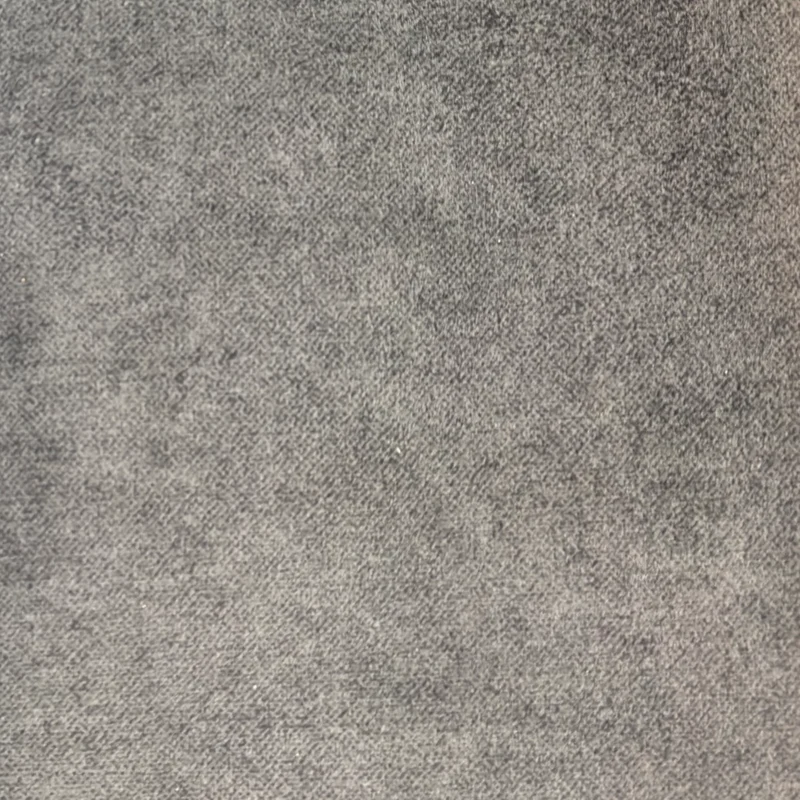 Chaise repas en tissu gris