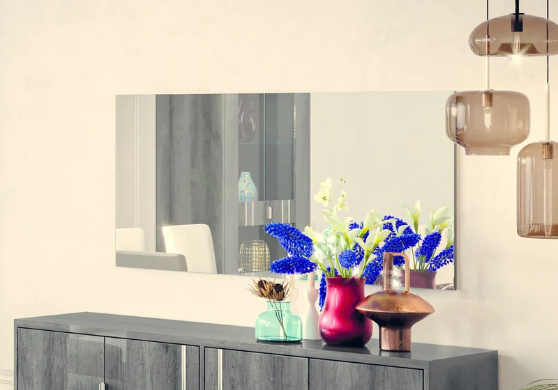 Salle à manger design bois gris foncé – LUNA