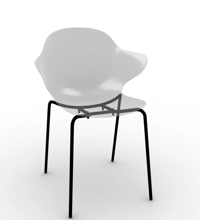 Chaise Calligaris - Saint Topez (Pieds en métal) CS1845