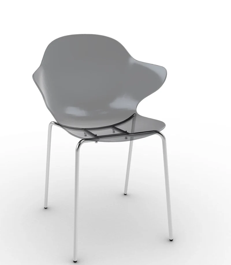 Chaise Calligaris - Saint Topez (Pieds en métal) CS1845