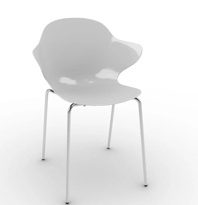 Chaise Calligaris - Saint Topez (Pieds en métal) CS1845