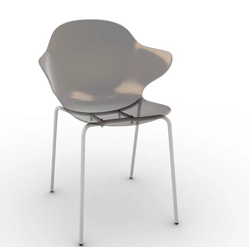 Chaise Calligaris - Saint Topez (Pieds en métal) CS1845