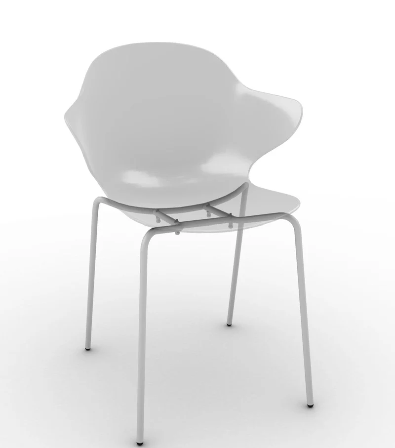 Chaise Calligaris - Saint Topez (Pieds en métal) CS1845
