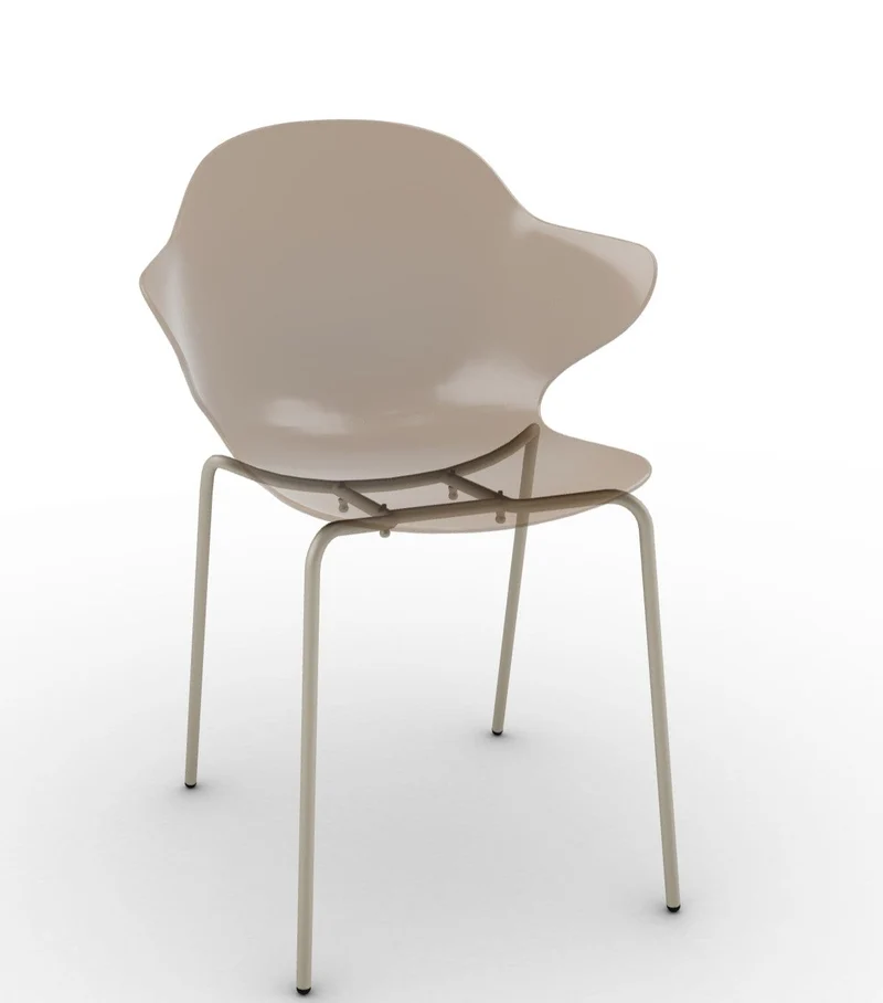 Chaise Calligaris - Saint Topez (Pieds en métal) CS1845