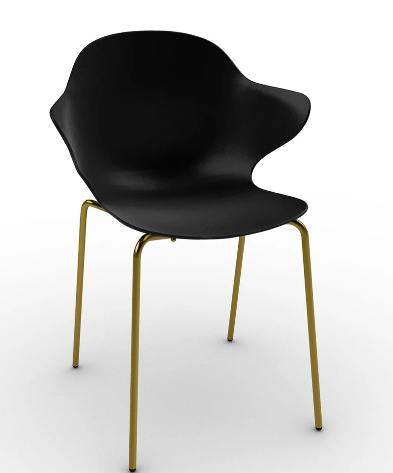 Chaise Calligaris - Saint Topez (Pieds en métal) CS1845