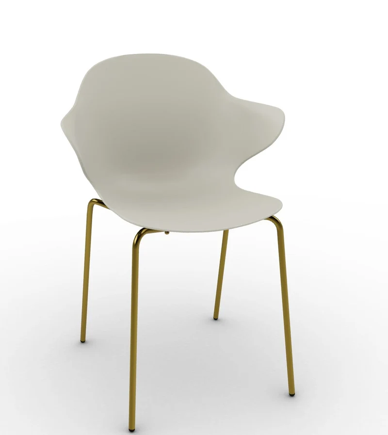 Chaise Calligaris - Saint Topez (Pieds en métal) CS1845