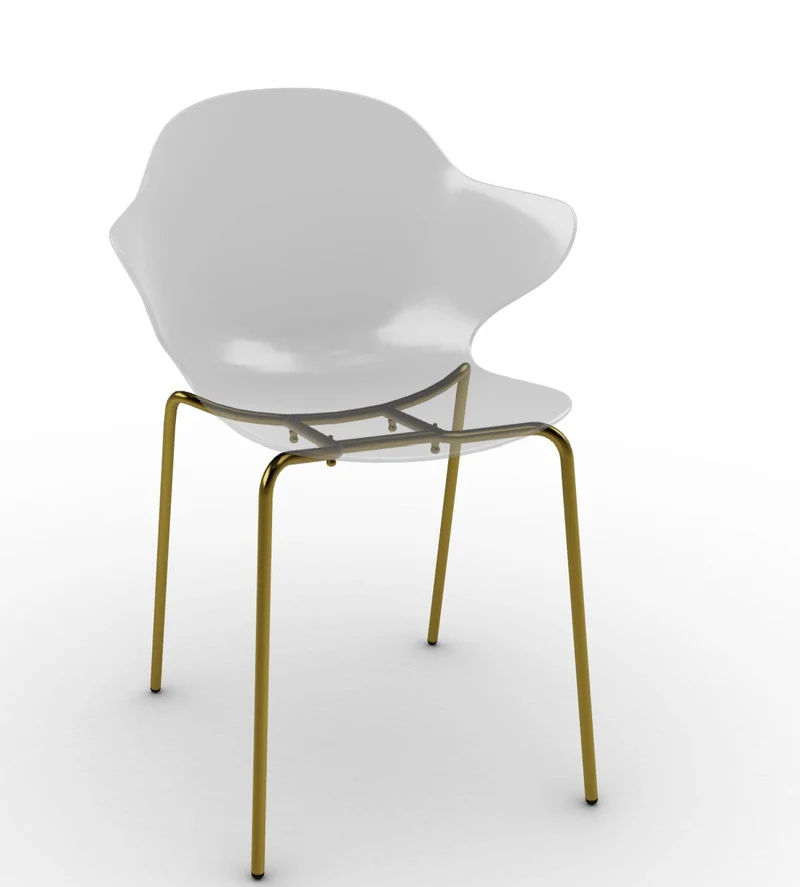 Chaise Calligaris - Saint Topez (Pieds en métal) CS1845